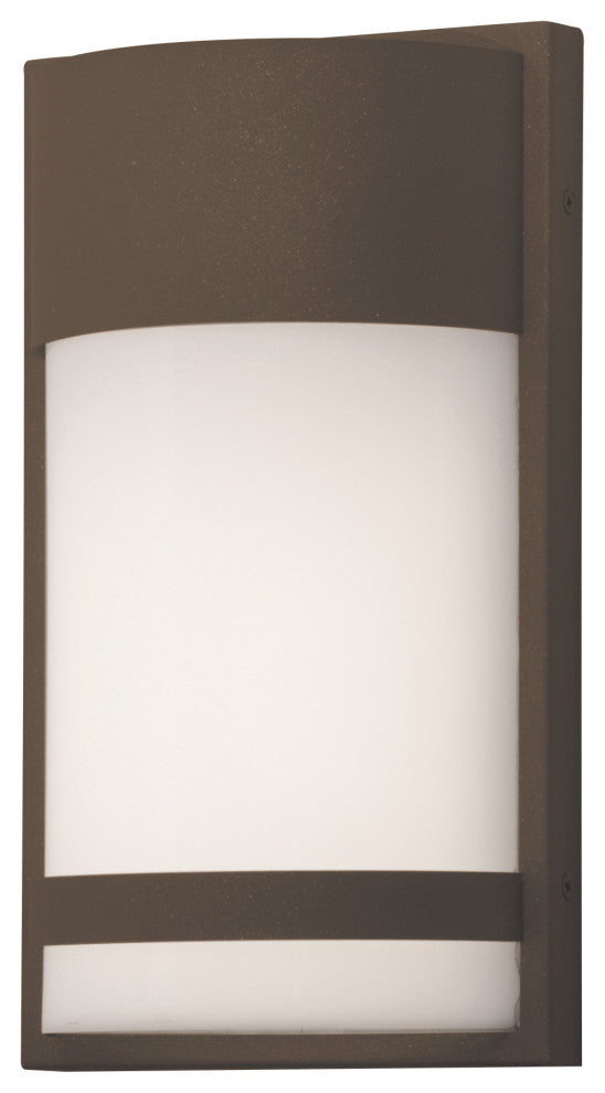 Paxton LED Outdoor Sconce, 12", Textured Bronze