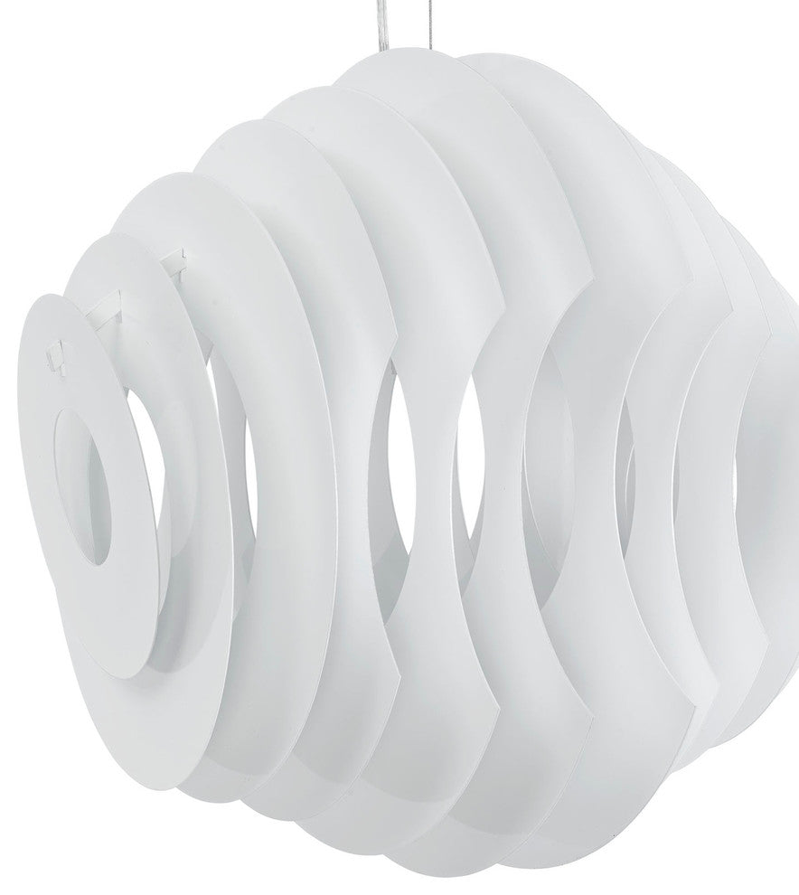 Modern Contemporary Living Dining Room Aluminum Pendant Light White