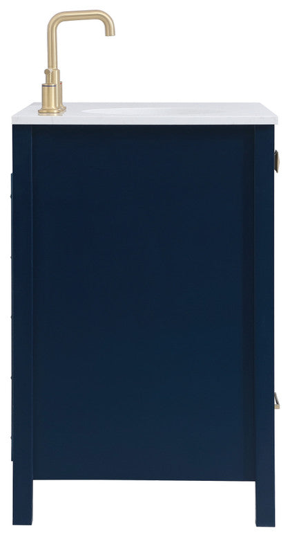 Isabel Blue 32" Single Sink Bathroom Vanity