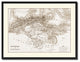 North Africa Barbary Coast Vintage Sepia Map Canvas Print, 28"x37"