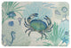 Laural Home Blue Crab Memory Foam Rug