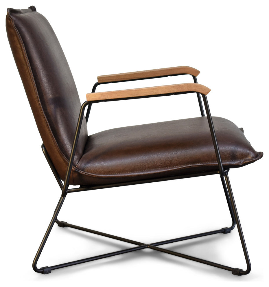 Sydney Lounge Chair, Brown