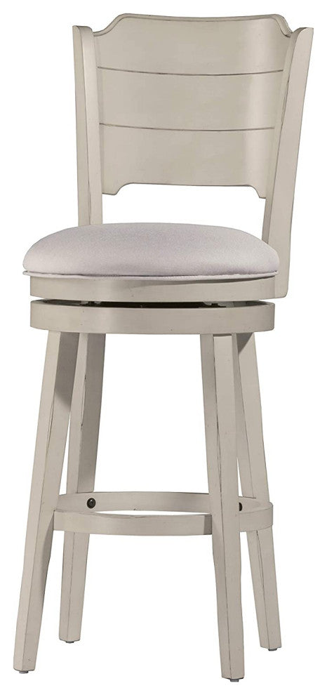 Swivel Counter Height Stool, Sea White, Sea White