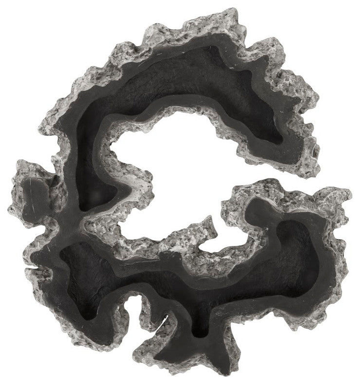 Lava Slice Wall Art, Resin, Stainless Steel, Large