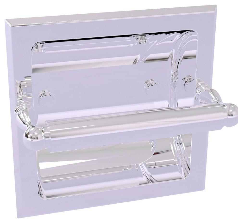 Regal Recessed Toilet Tissue Holder, Polished Chrome
