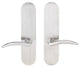 Air-Stream Lever, Tubular Full Dummy Pair, Left Hand, Satin Stainless Steel