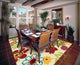 Sonesta 2012 Ivory Retro Floral Rug, 7'6" Round