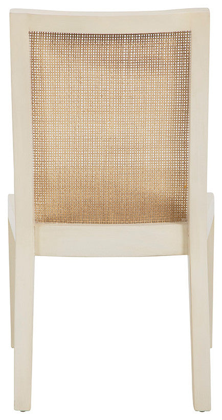 Matheson Mahogany Upholstered Dining Chair, Cream