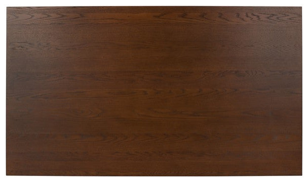 Safavieh Couture Deirdra Wood Rectangle Dining Table Medium Oak