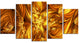 "Molten Gold Exchange" Canvas Painting