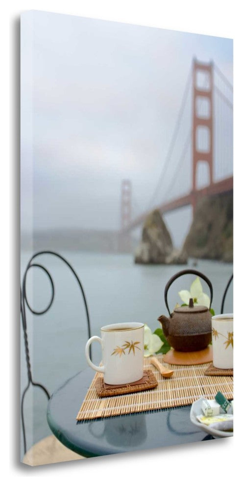 "Dream Cafe Golden Gate Bridge - 42" By Alan Blaustein, Gallery Wrap Canvas