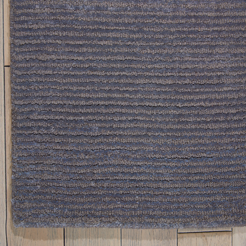 Calvin Klein Ravine Furrow Dusk Area Rug By Nourison, 4'x6'