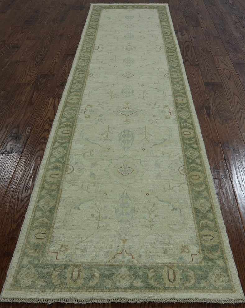 3'x10' Chobi Peshawar Oriental Wool Runner, MC621