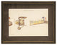 Partial Plane Pull Out, Copper And Black Shadowbox