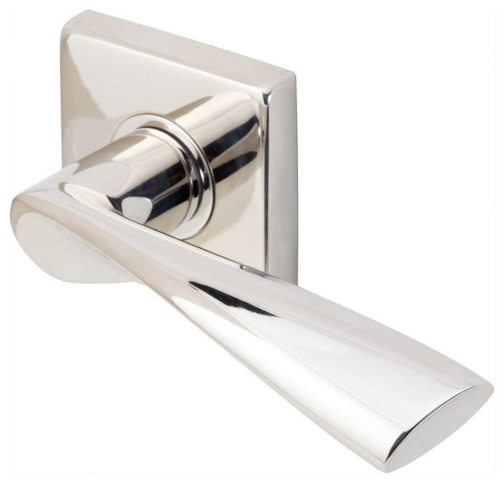 Breeze Lever, Tubular Privacy, Polished Stainless Steel, 2-3/8" Backset