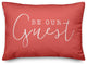 Be Our Guest Outdoor Lumbar Pillow