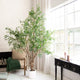 8ft. Artificial Grand Olive Tree, White Decorative Planter