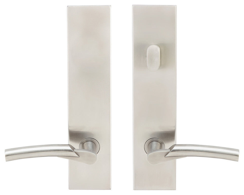 Phoenix Lever, Tubular Passage With Privacy Bolt, RH, Satin Stainless Steel