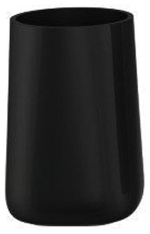 Black Acrylic Trixy Bathroom Accessories, Tumbler