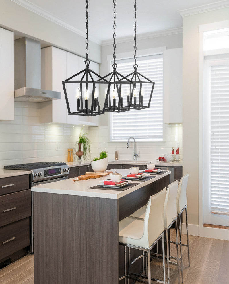 Pagoda Lantern Metal LED Pendant, Oil Rubbed Bronze, Width: 10"