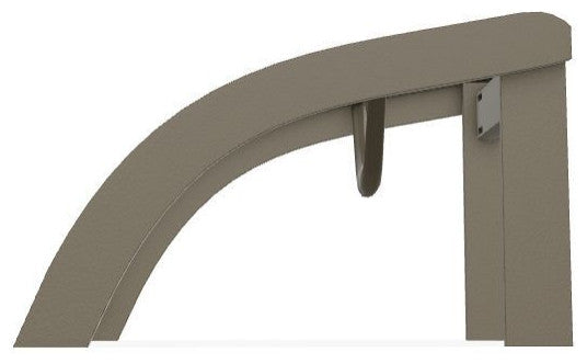 Adirondack Sling Outdoor Ottoman, Augustine Fennel/Beachwood