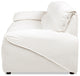 Sorrento 90.5" Modular 2-Piece Pillow Arm Sofa, Creme Off-White Chenille