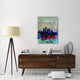 "Detroit Watercolor Skyline" Fine Art Print