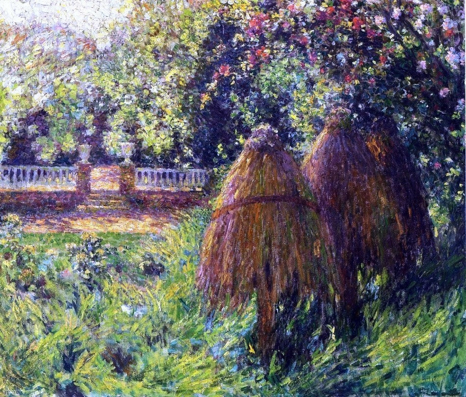 Henri Le Sidaner Hives, Gerberoy Premium Canvas Print