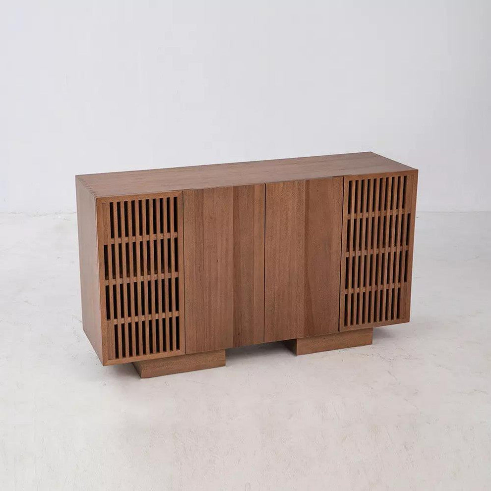 Zither 70" Sideboard, Pumpernickel
