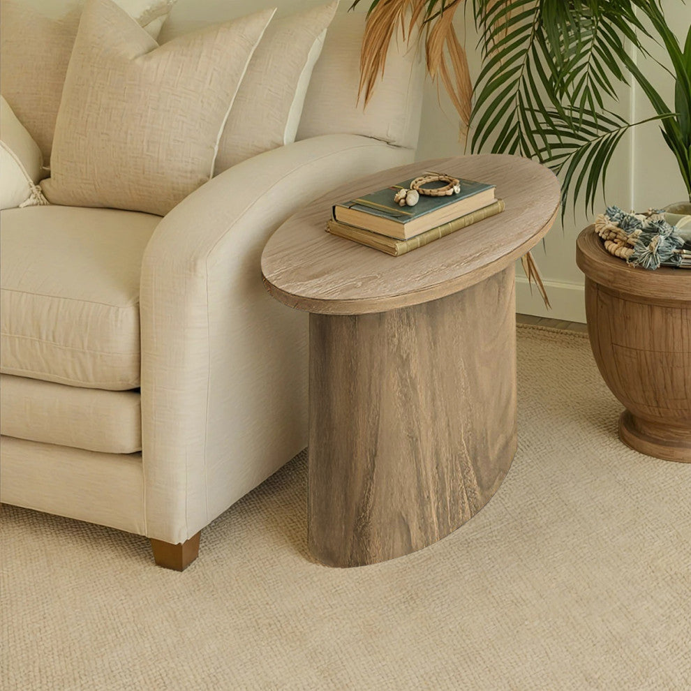 Chapel Hill Oval Accent Table, Wheat