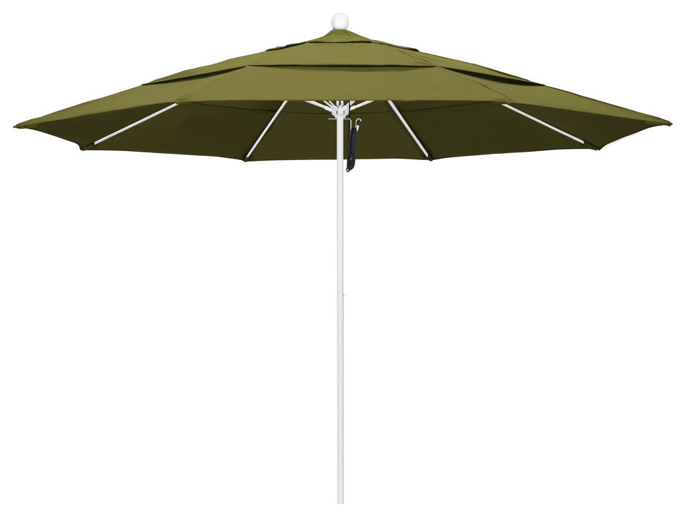 11' Fiberglass Umbrella White, Pacifica, Palm, 11'