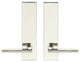 Sunrise Lever, Tubular Privacy, Polished Stainless Steel, 2-3/8" Backset
