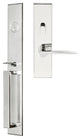 Toronto Lever, Mortise Entry Handleset, RHR, Polished Stainless Steel