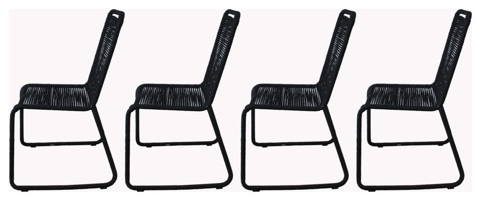 Set of 4 Neil Chair, Black