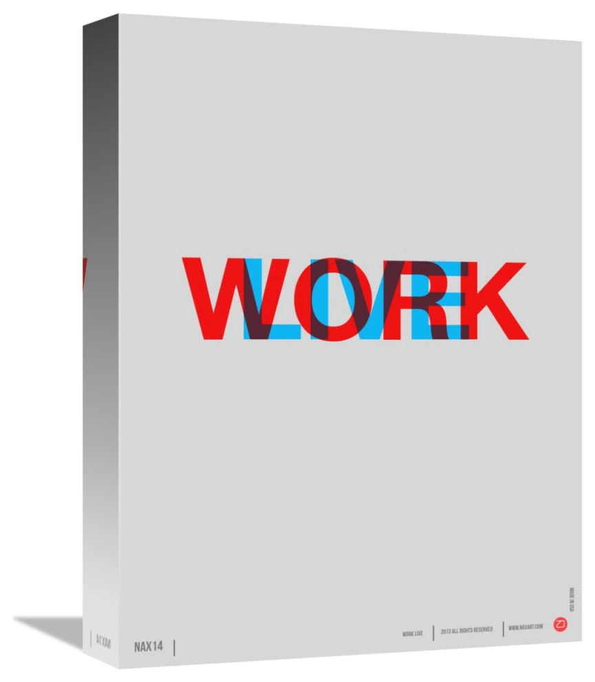 "Live Work" Poster Fine Art Print