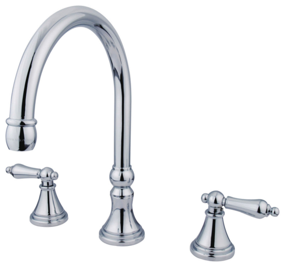 Kingston Brass Roman Tub Faucet, Polished Chrome