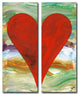 Heartwork "John" 2-Piece Canvas Art Set, 30"x12"
