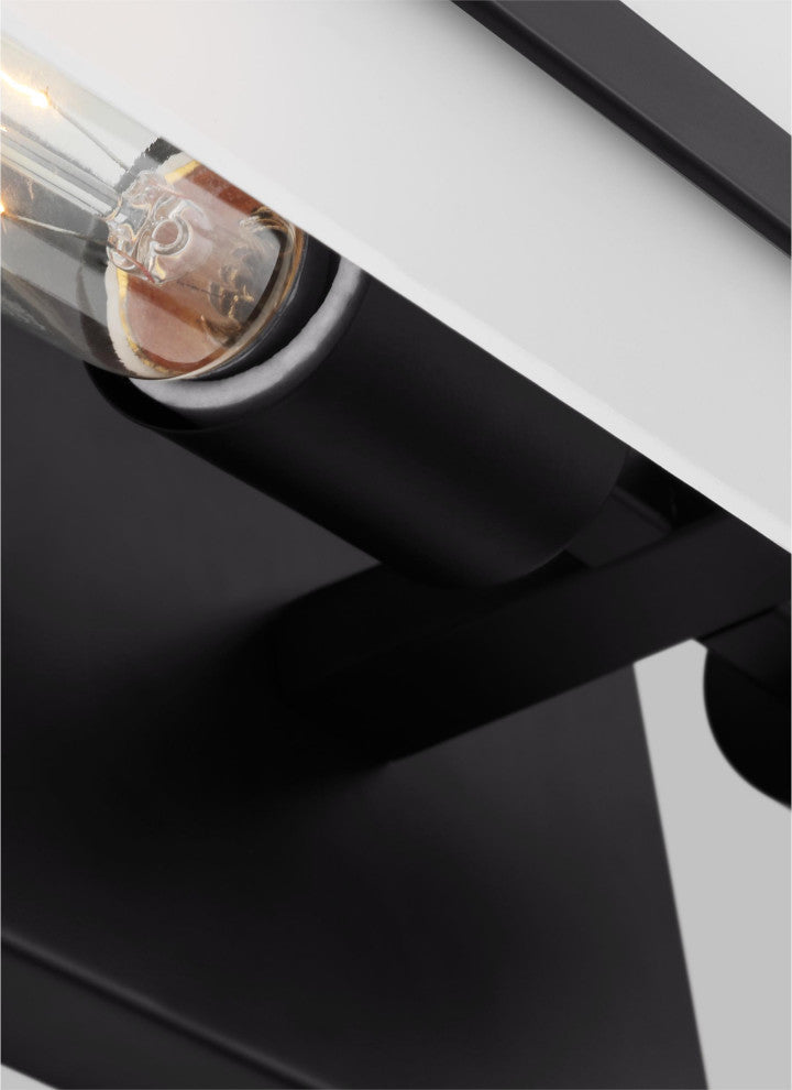 Dex Small Two Light Wall / Bath, Midnight Black