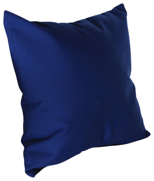 Outdoor Pillow, Navy Blue, 15 Inch