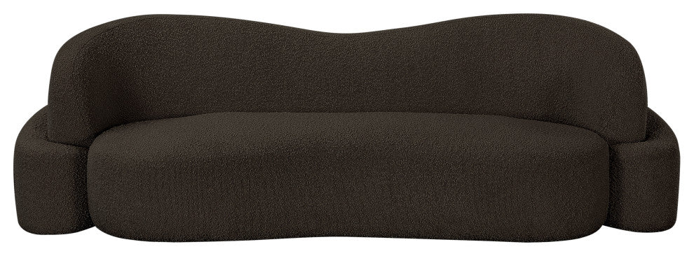 Principessa Boucle Fabric Chair, Brown, Sofa