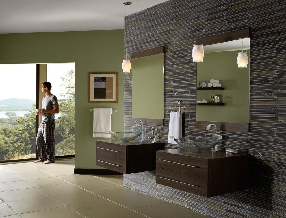 Delta Vero Single Handle Vessel Bathroom Faucet, Chrome, 753LF