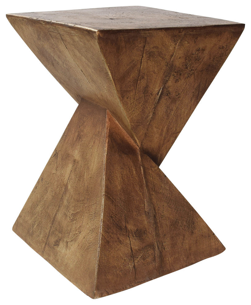 GDF Studio Jerod Indoor Lightweight Concrete Accent Table, Natural