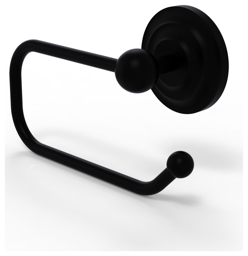 Prestige Que New European Style Toilet Tissue Holder, Matte Black