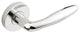 Summer Lever, Tubular Passage, Polished Stainless Steel, 2-3/8" Backset