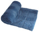 Herringbone Faux Fur Throw, Blue, 50x60