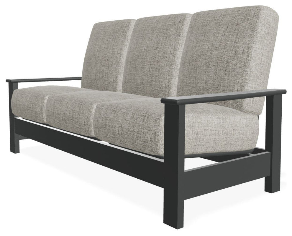 Leeward Deep Seat 3-Seat Outdoor Sofa, Fresco Ash/Graphite