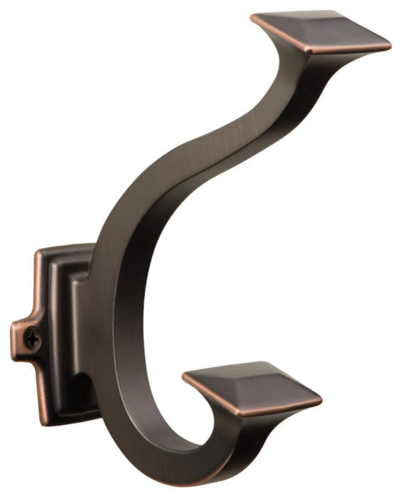 Belwith Hickory 5 In. Bungalow Oil-Rubbed Bronze Hook P2155-OBH Hardware