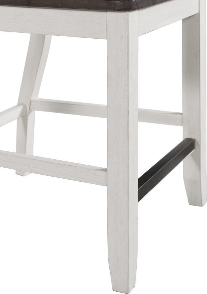 Picket House Furnishings Jamison Two Tone Side Chair Set, Counter Height