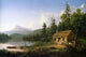 Thomas Cole Home in the Woods Premium Canvas Print