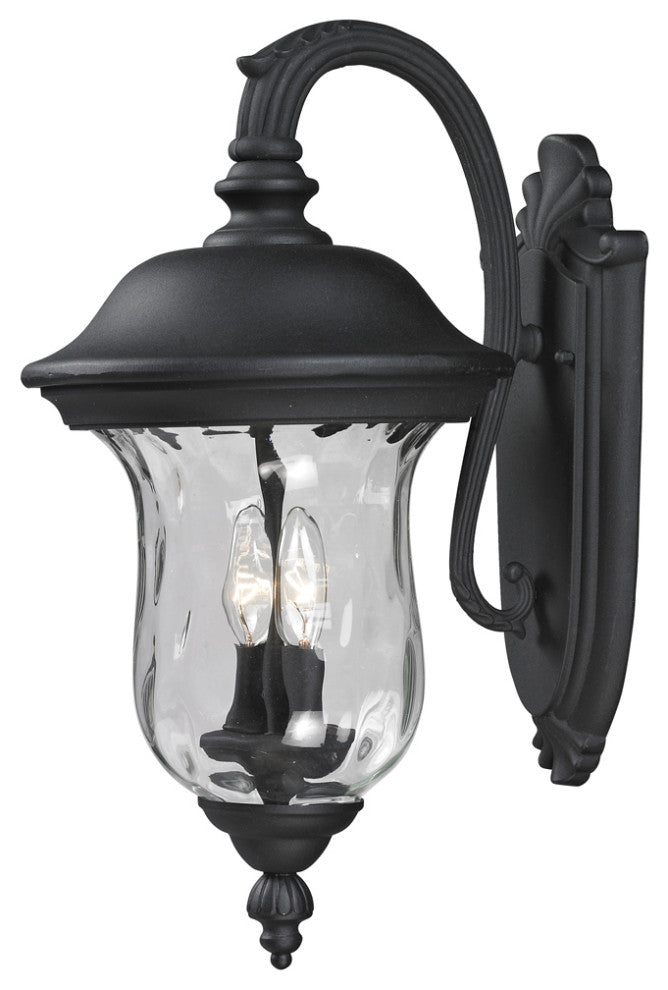 Armstrong 2 Light Outdoor Wall Light in Black